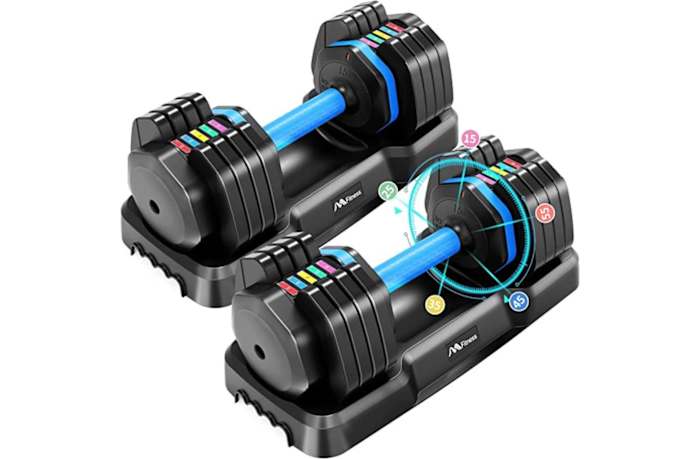 Merax Deluxe 55 Pounds Adjustable Dumbbell